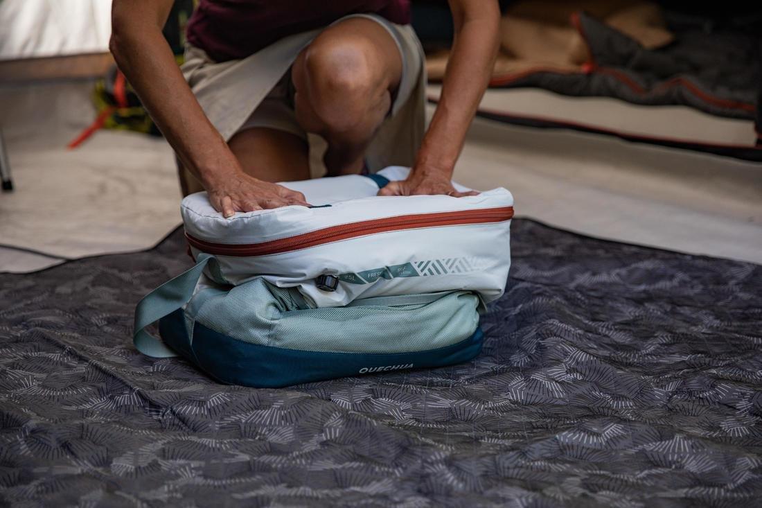 Inflatable camping or Hiking cooler, Compact Fresh, Verdigris, No Color, large image number 13