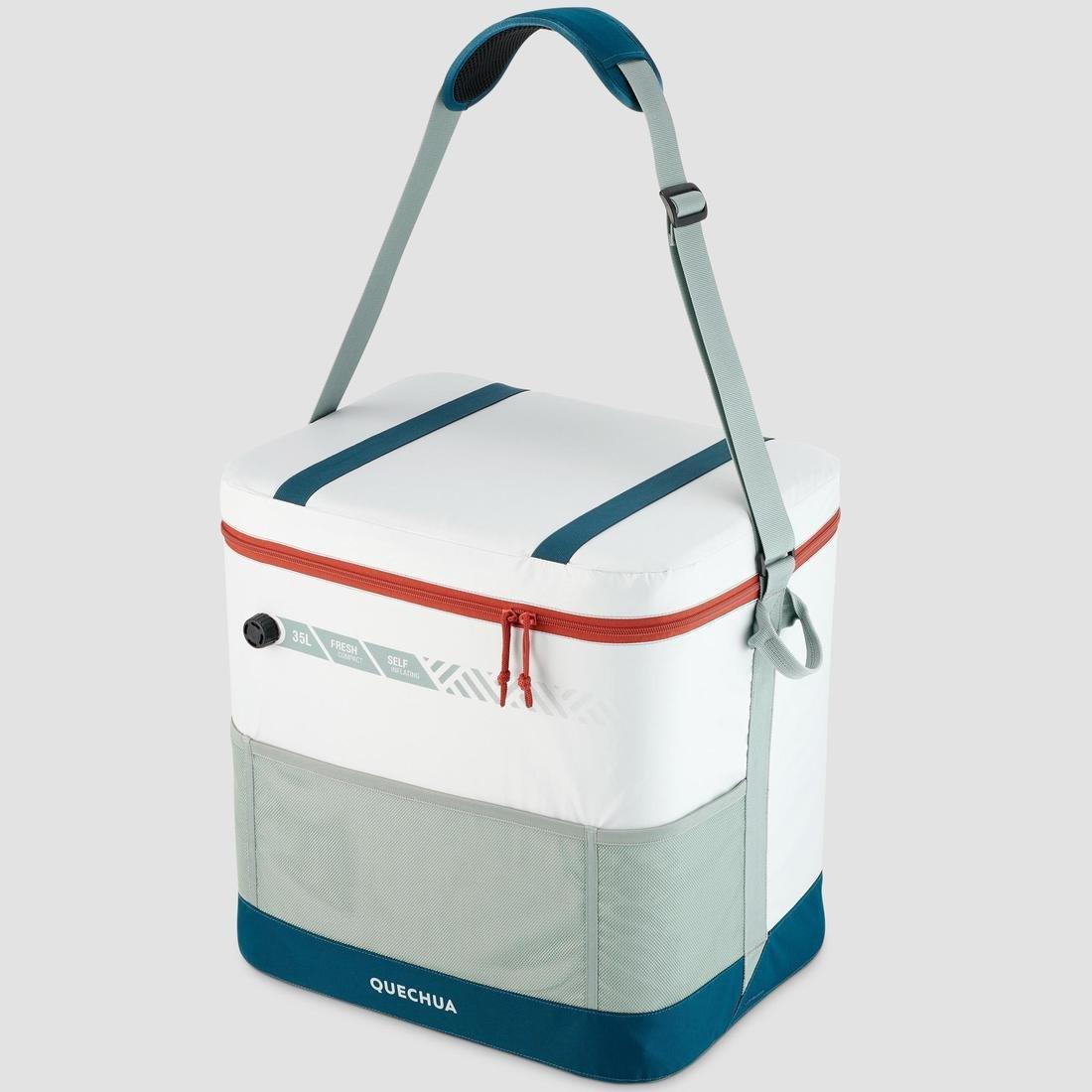 Inflatable camping or Hiking cooler, Compact Fresh, Verdigris, No Color, large image number 1