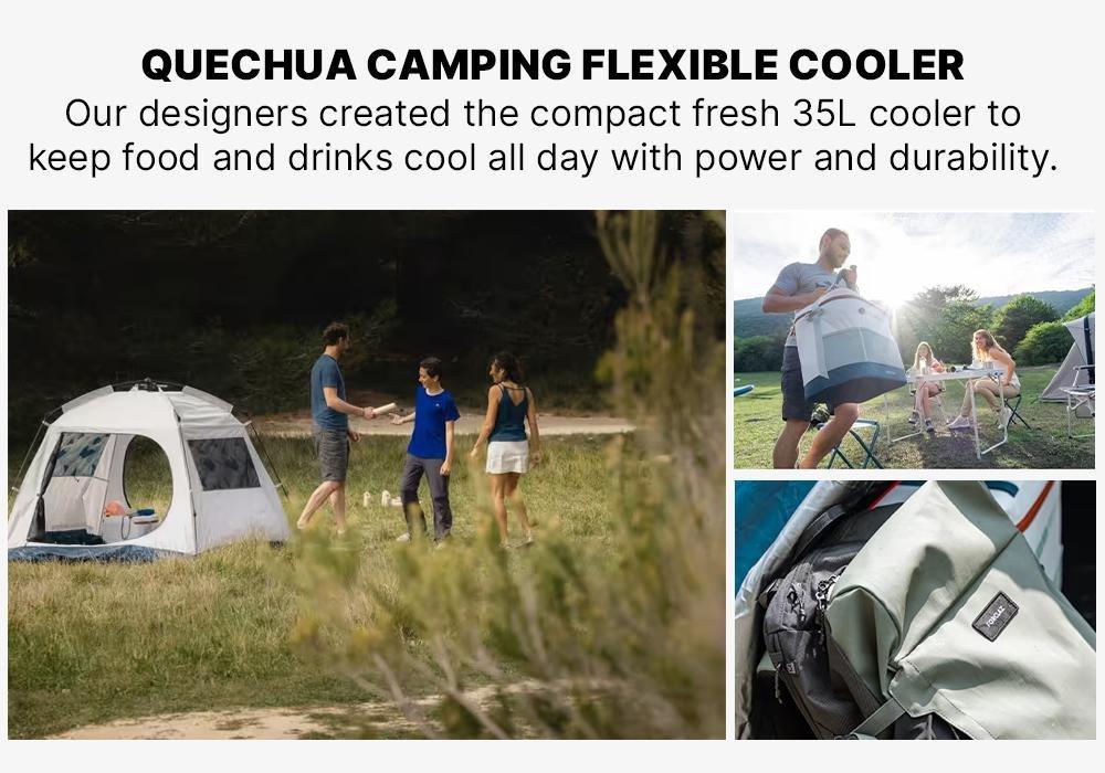 Inflatable camping or Hiking cooler, Compact Fresh, Verdigris, No Color, large image number 18