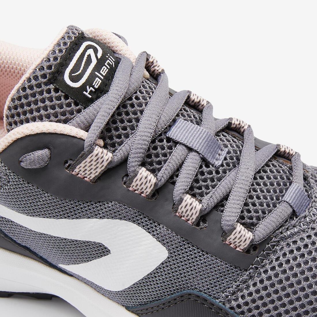 CONCRETE GREY KALENJI RUN ACTIVE GRIP WOMEN'S RUNNING SHOES, , large image number 5