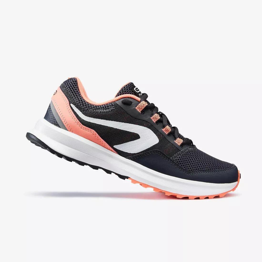 CONCRETE GREY KALENJI RUN ACTIVE GRIP WOMEN'S RUNNING SHOES, , large image number 10