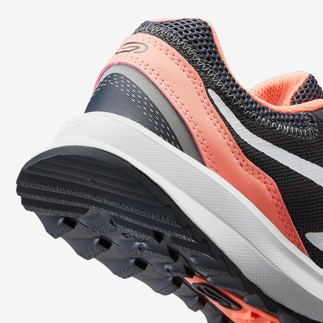 CONCRETE GREY KALENJI RUN ACTIVE GRIP WOMEN'S RUNNING SHOES, No Color, large image number 12