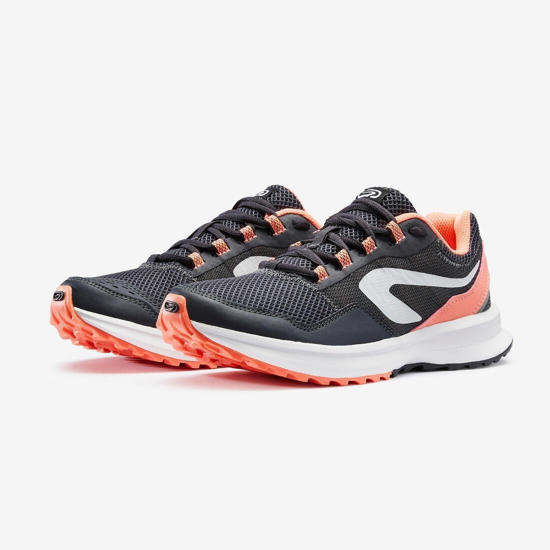 CONCRETE GREY KALENJI RUN ACTIVE GRIP WOMEN'S RUNNING SHOES, , large image number 14
