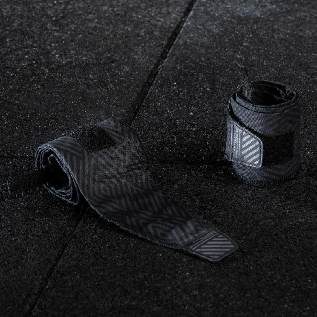 Cross Training Wrist Wraps, Black, No Color, large image number 2