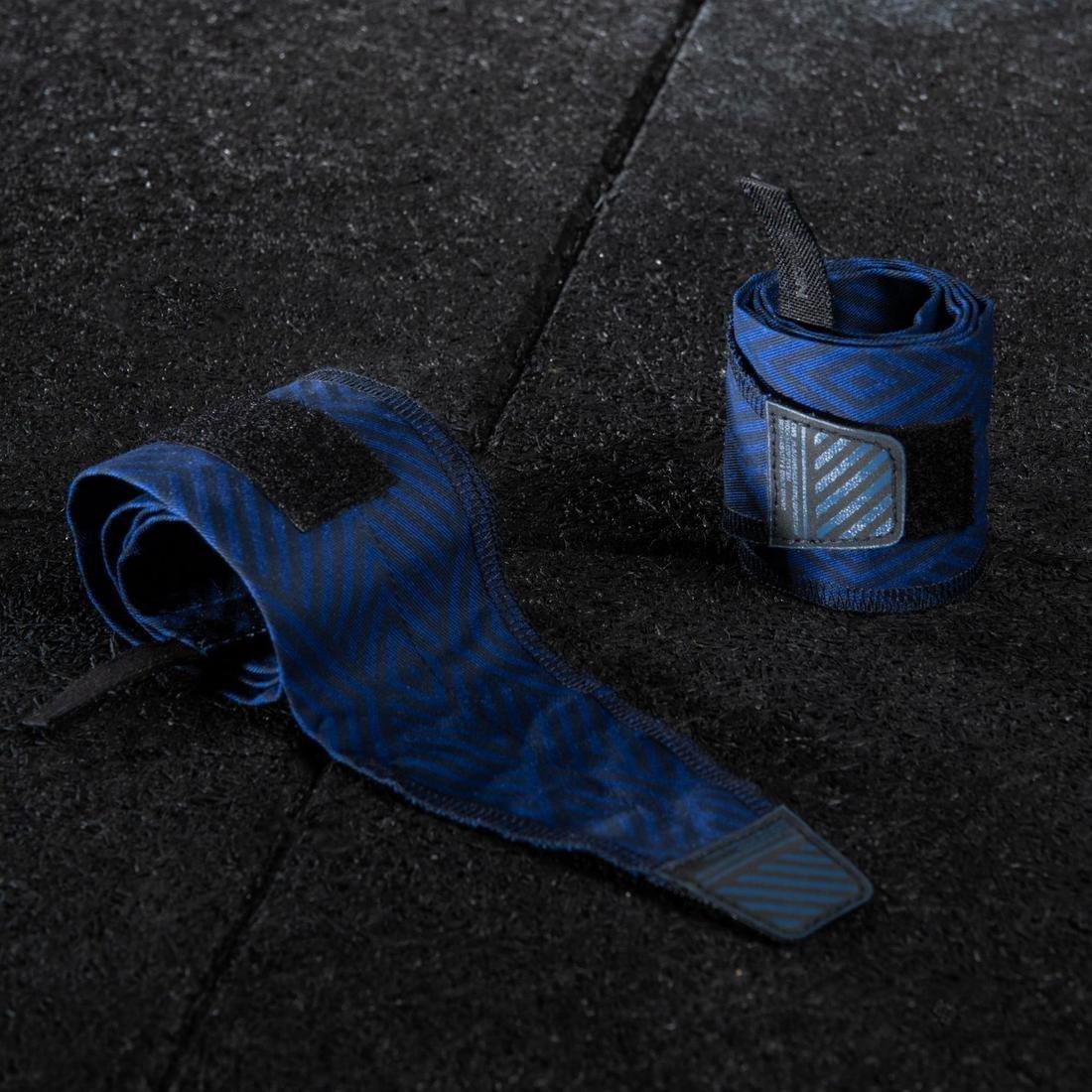 Cross Training Wrist Wraps, Navy, No Color, large image number 9