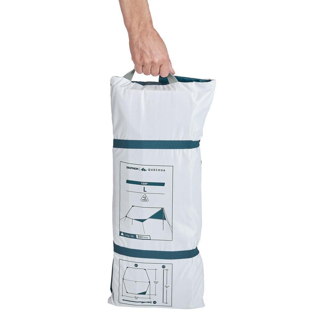 Multifunction Tarp Camping Shelter, White, No Color, medium