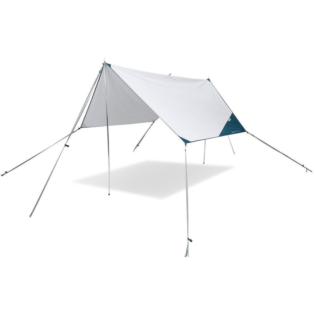 Multifunction Tarp Camping Shelter, White, No Color, medium