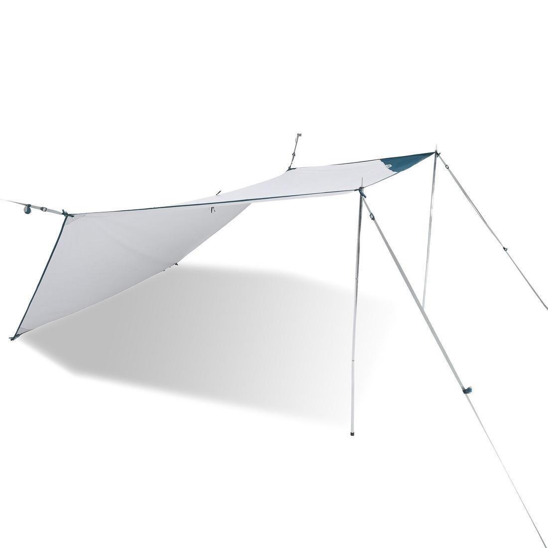 Multifunction Tarp Camping Shelter, White, No Color, medium
