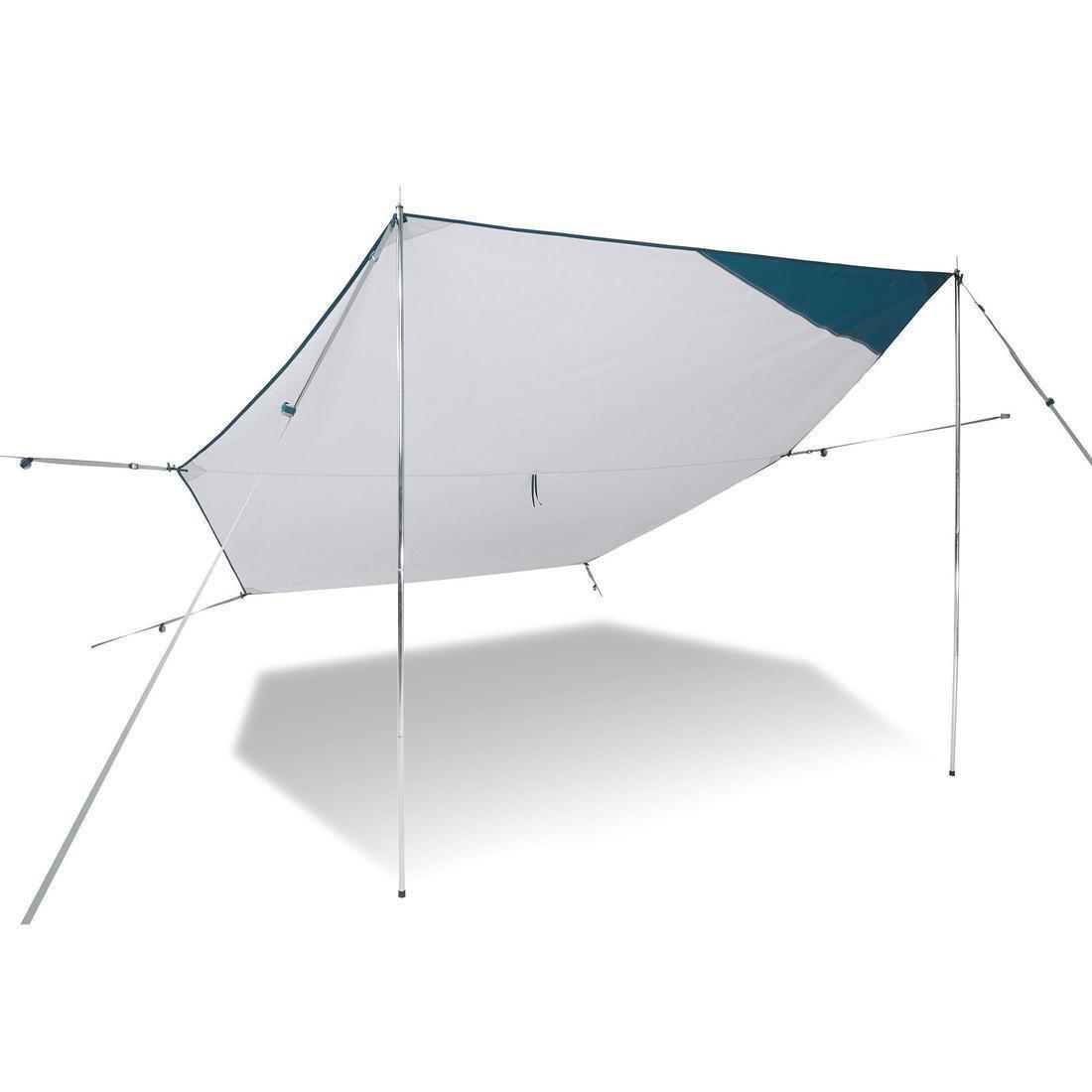 Multifunction Tarp Camping Shelter, White, No Color, medium