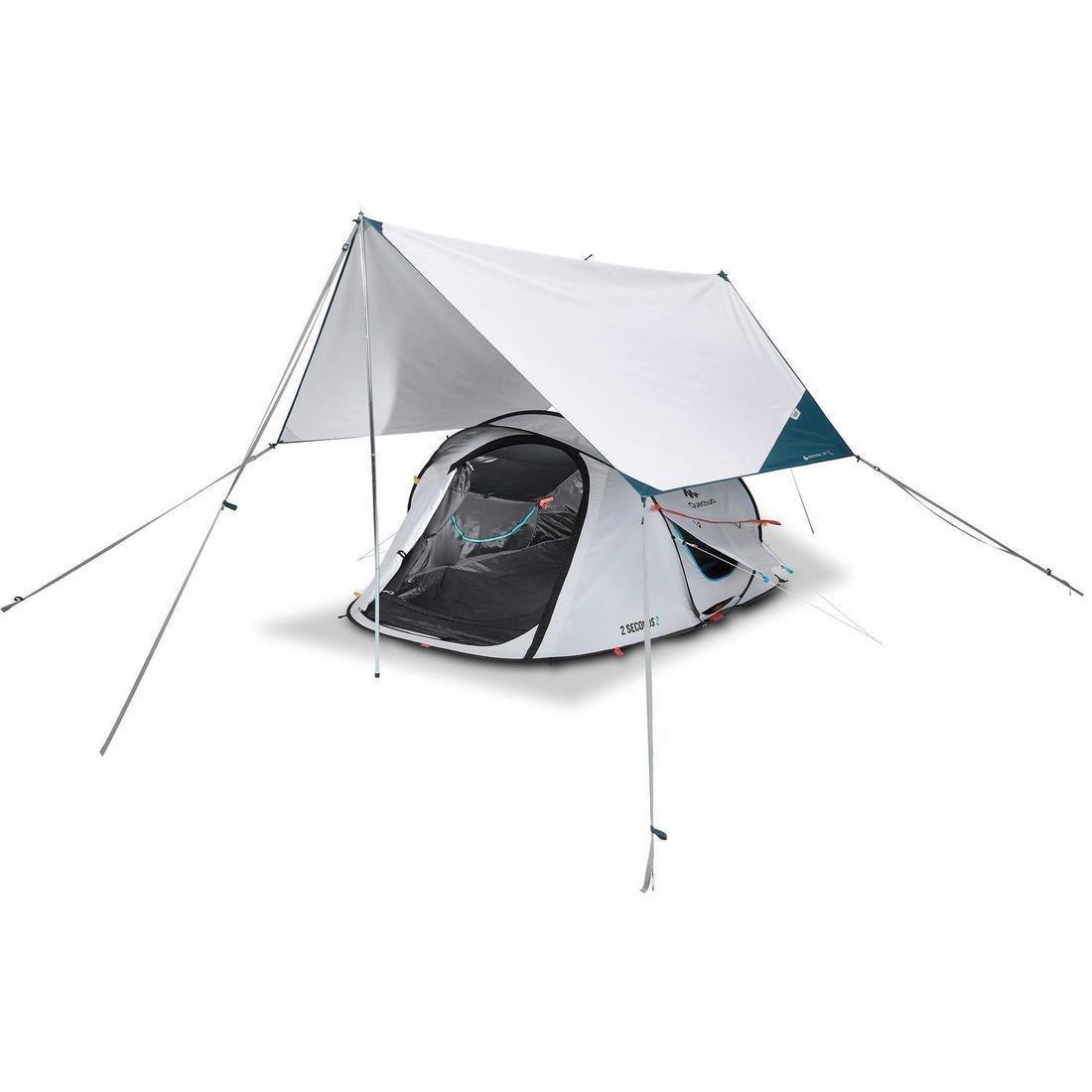Multifunction Tarp Camping Shelter, White, No Color, medium