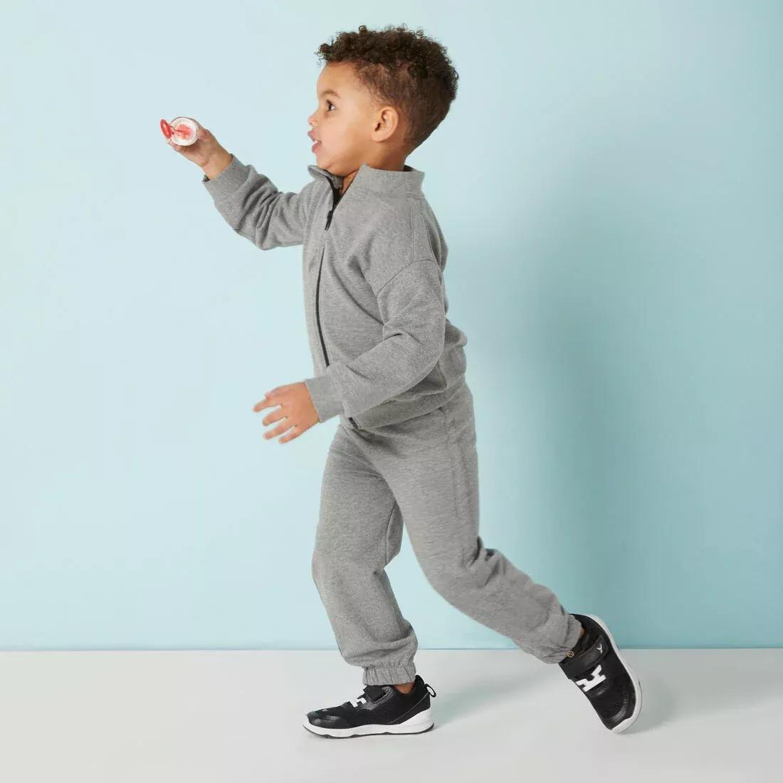 Kids Basic Warm Regular-Fit Tracksuit, Grey Blue, , large image number 0