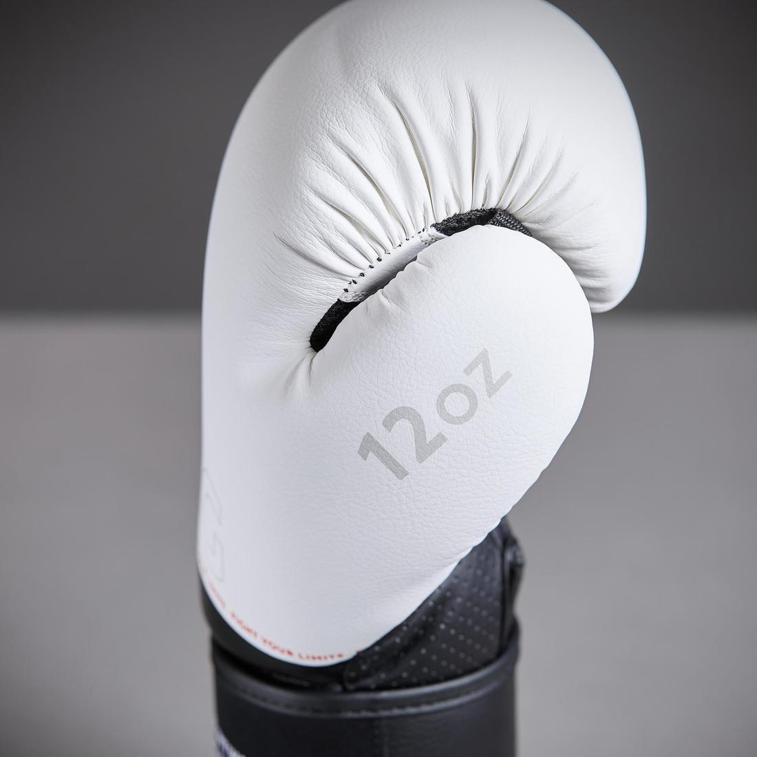 Boxing Training Gloves 120, White, No Color, large image number 6