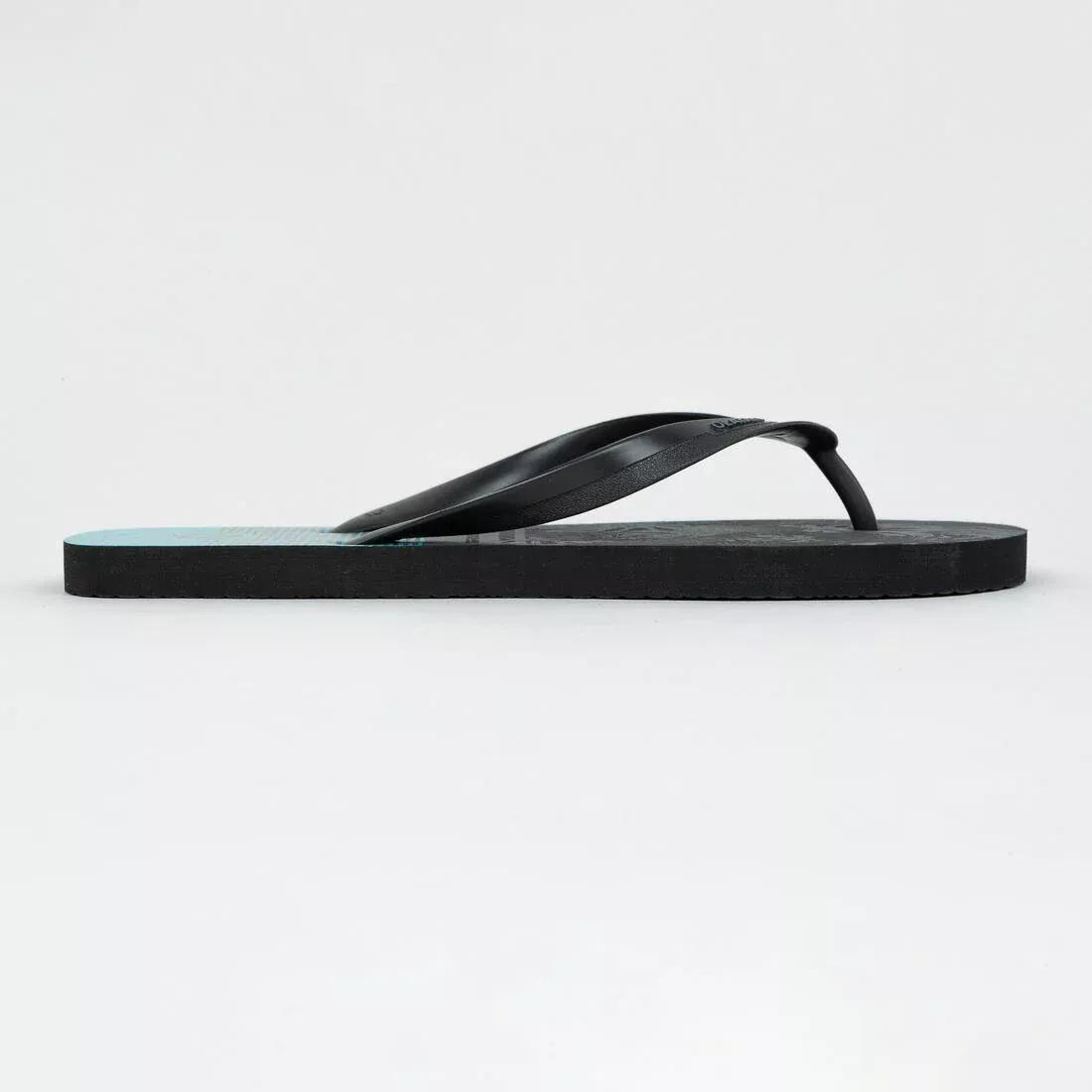 To100 Print Wave Men's Flip-Flops, Black, , large image number 12