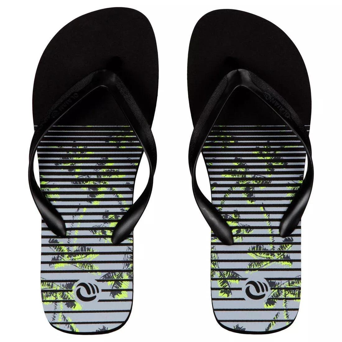 To100 Print Wave Men's Flip-Flops, Black, , large image number 14