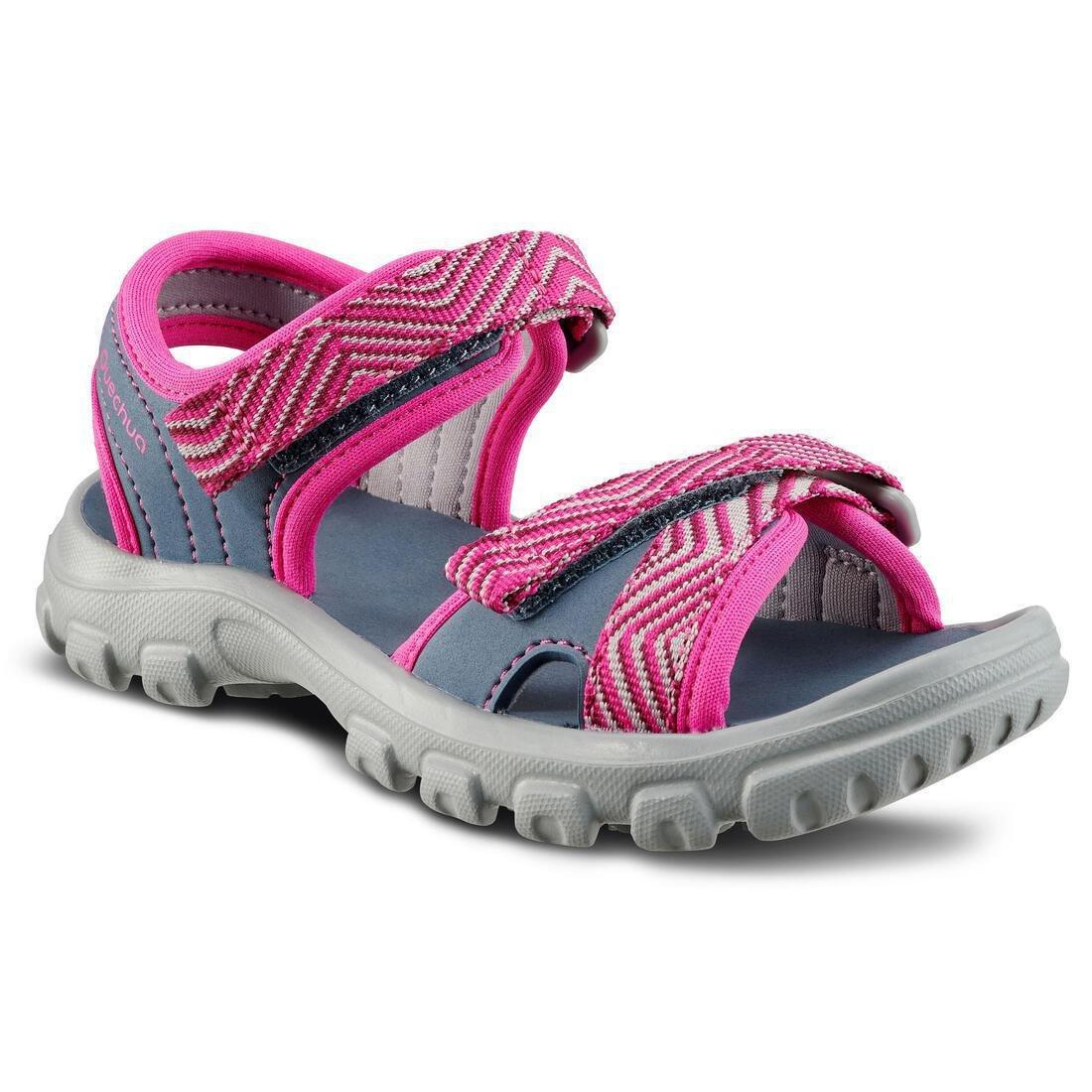 QUECHUA - Kids' Walking Sandals  - Blue Grey