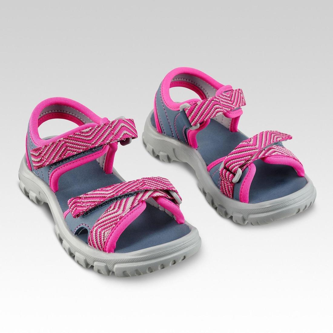 QUECHUA - Kids' Walking Sandals  - Blue Grey