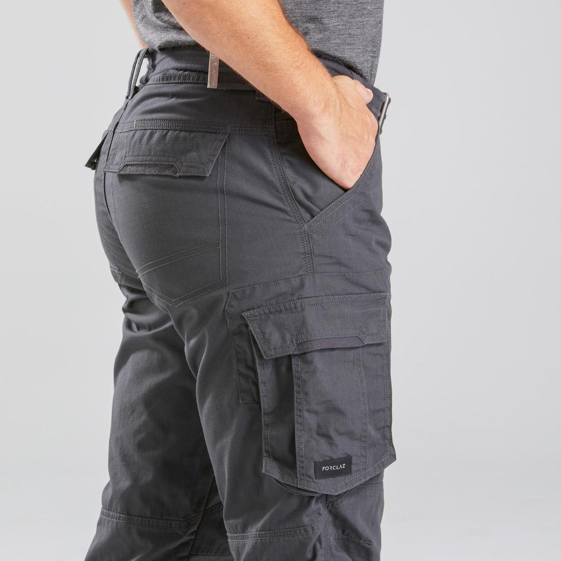 Travel Trekking Cargo Trousers Travel100 , Carbon Grey, , large image number 1