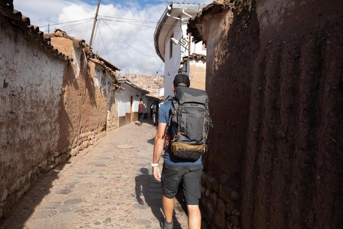 Men's Travel Trekking Cargo Shorts - TRAVEL 100, Carbon Grey, No Color, medium