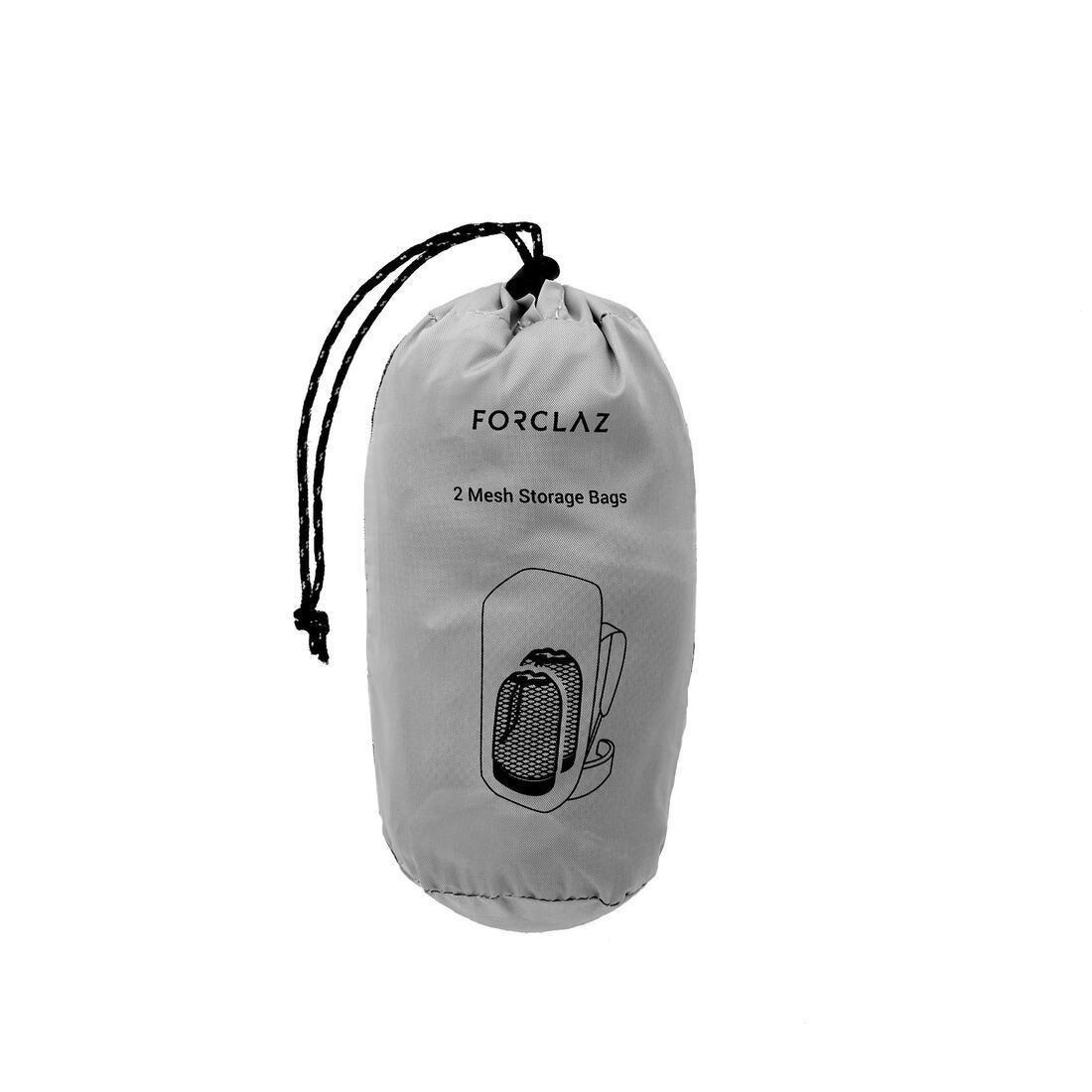 Ventilated Hiking Storage Bags X2, Yellow, No Color, large image number 2