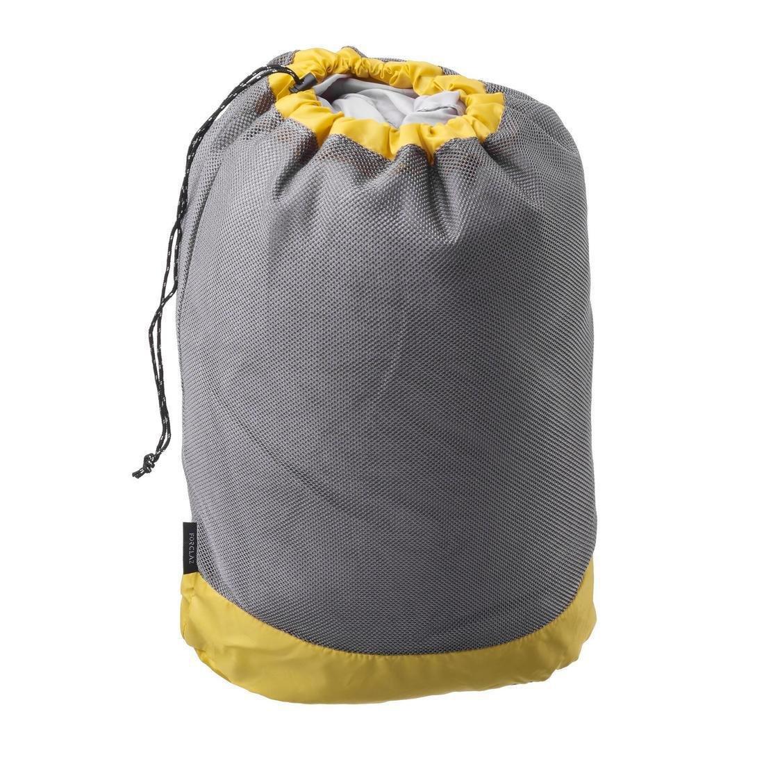 HONEY YELLOW Ventilated Hiking Storage Bags x2, No Color, large image number 3