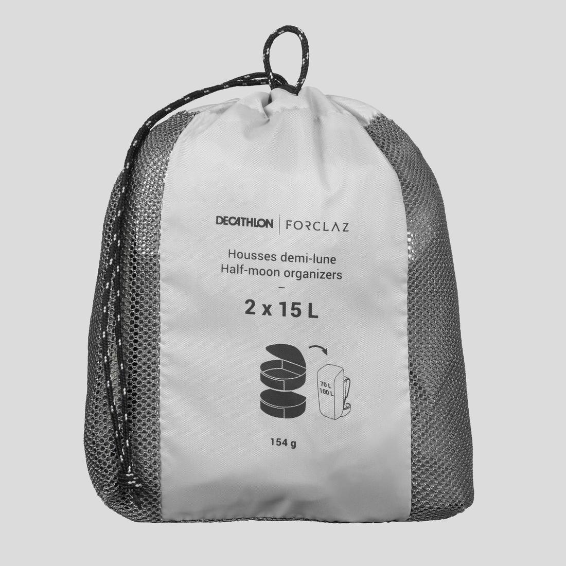 Half-Moon Bags For Trek Backpack, Olive Green, No Color, large image number 5