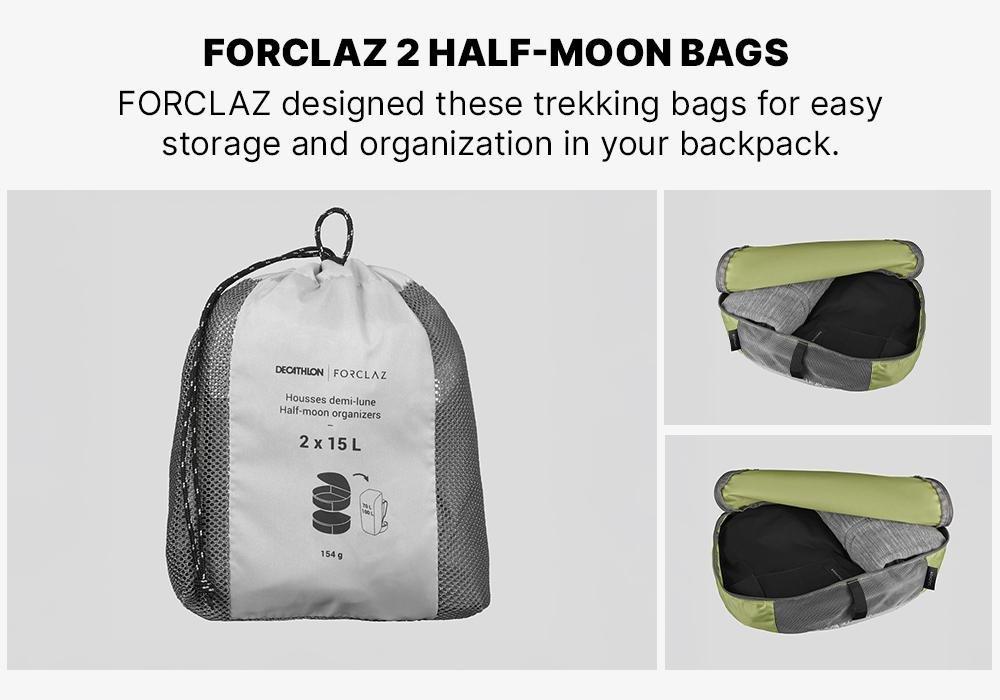 Half-Moon Bags For Trek Backpack, Olive Green, No Color, large image number 11