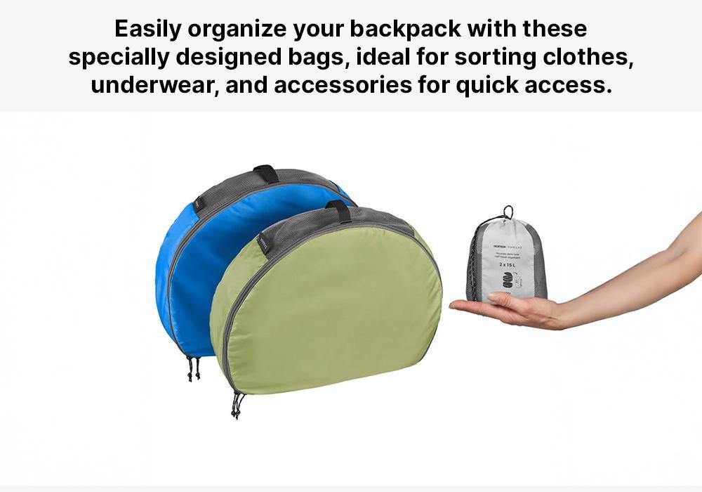 Half-Moon Bags For Trek Backpack, Olive Green, No Color, large image number 12