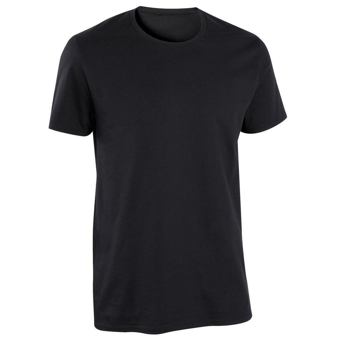 Fitness Pure Cotton T-Shirt Sportee, Black, No Color, large image number 3