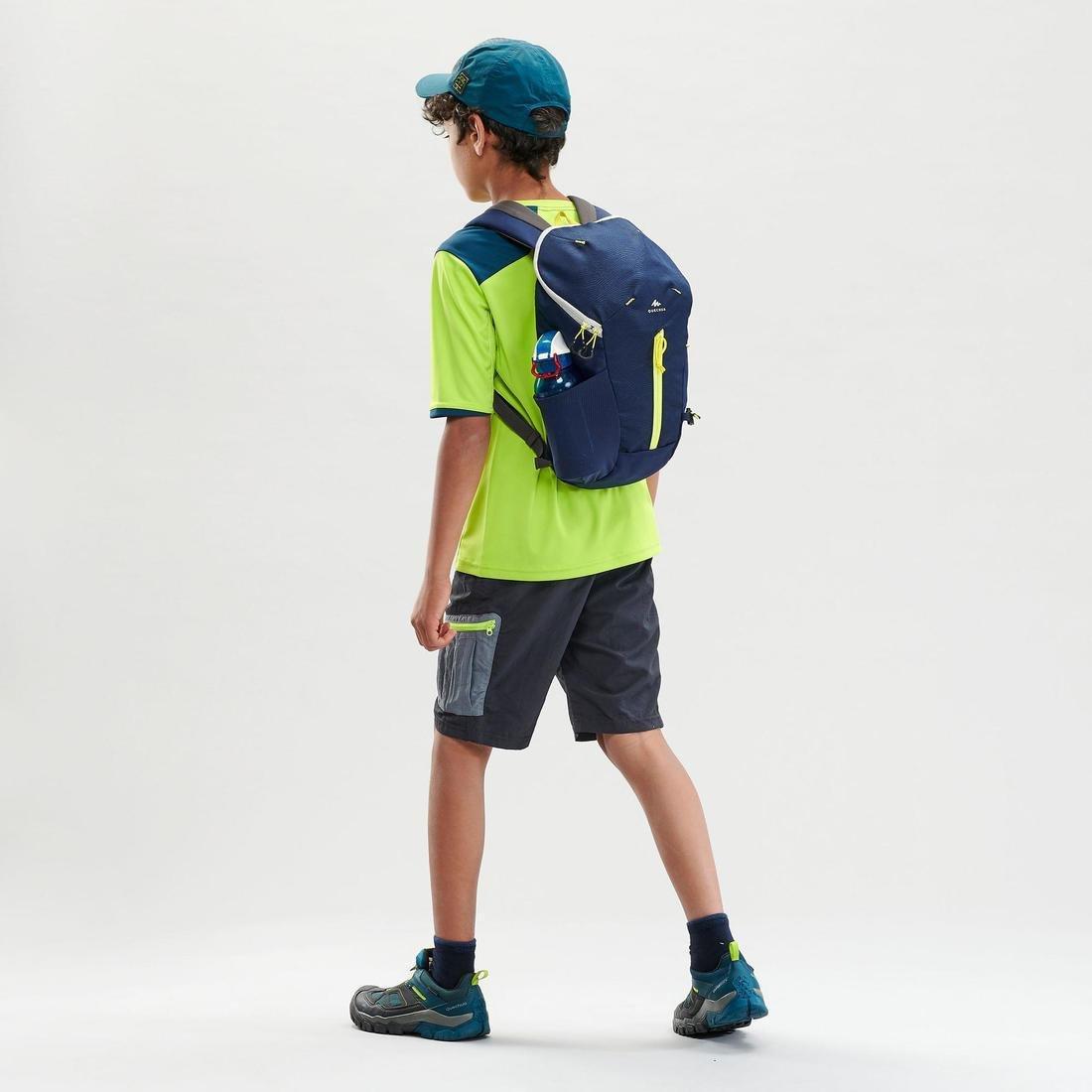 Kids Hiking Backpack MH100, Navy Blue, No Color, large image number 7