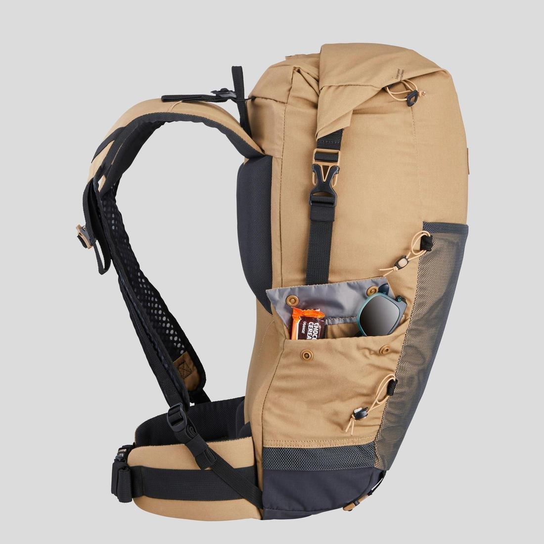 Ventilated Anti-Sand Backpack, Brown, No Color, large image number 5
