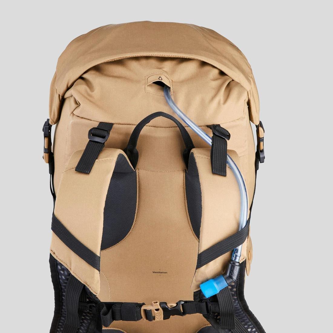 Ventilated Anti-Sand Backpack, Brown, No Color, large image number 10