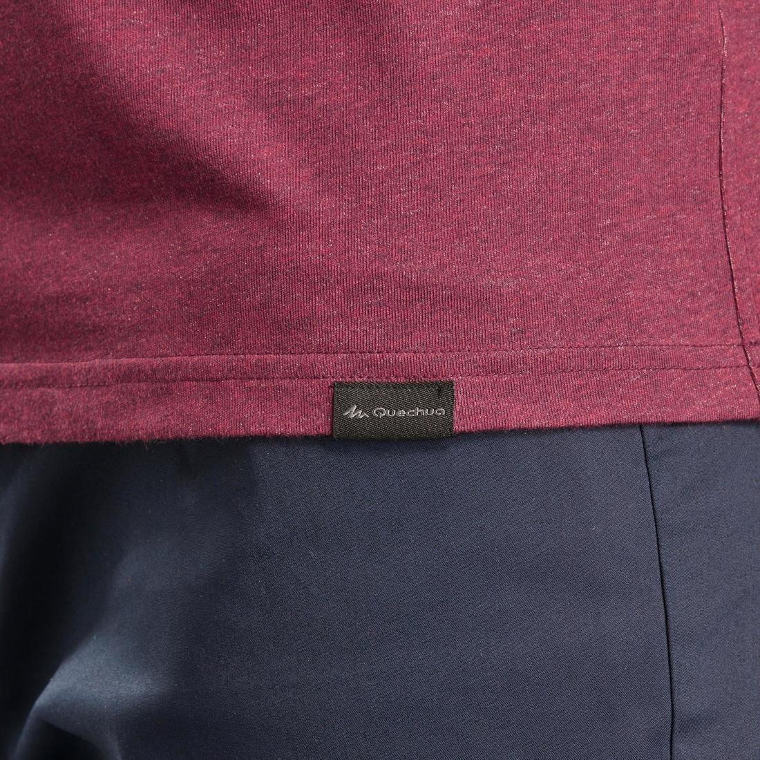 Techtil 100 Short-Sleeved Hiking T-Shirt - Mottled, Hazelnut, No Color, large image number 8