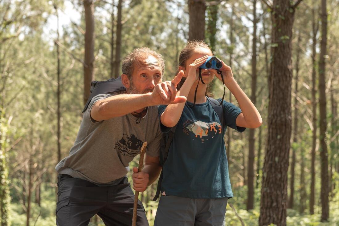 Techtil100 Short-Sleeved Hiking T-Shirt Mottled, Grey, No Color, large image number 6