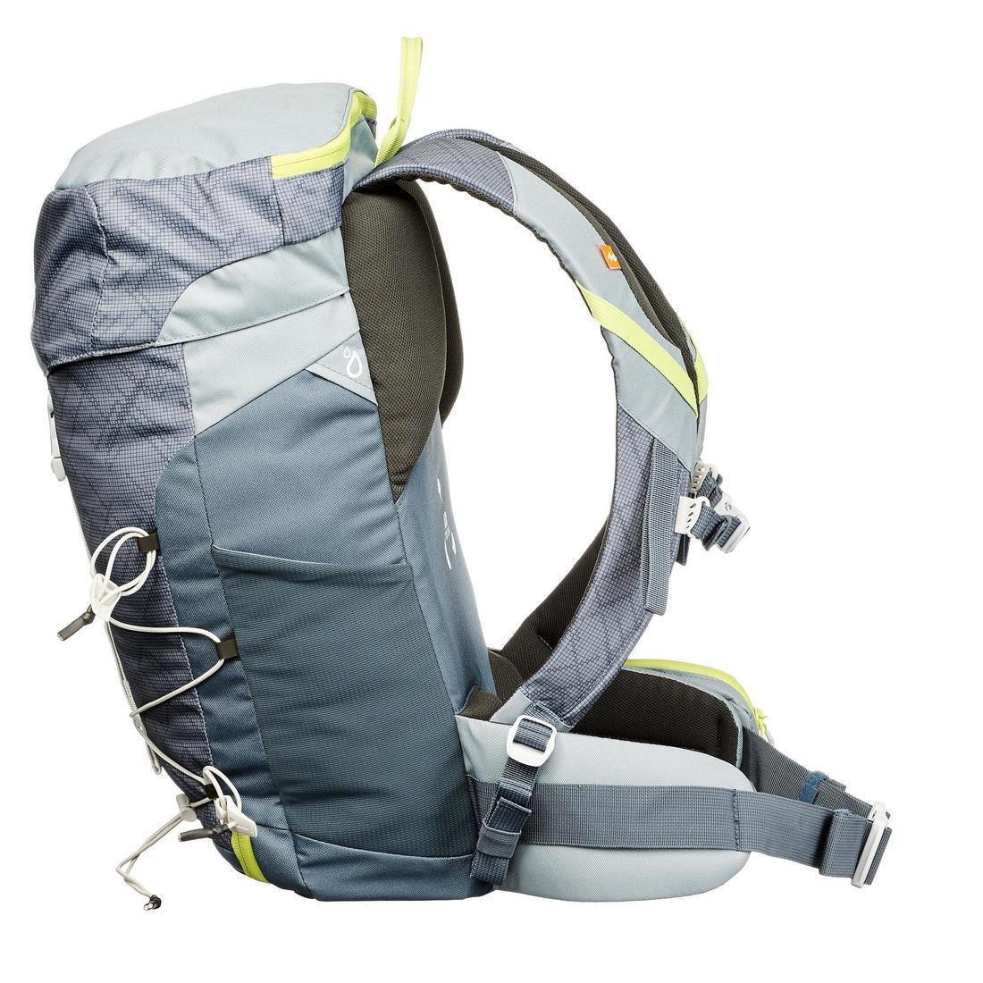 Mountain Walking Rucksack - Mh100 , Carbon Grey, No Color, large image number 4