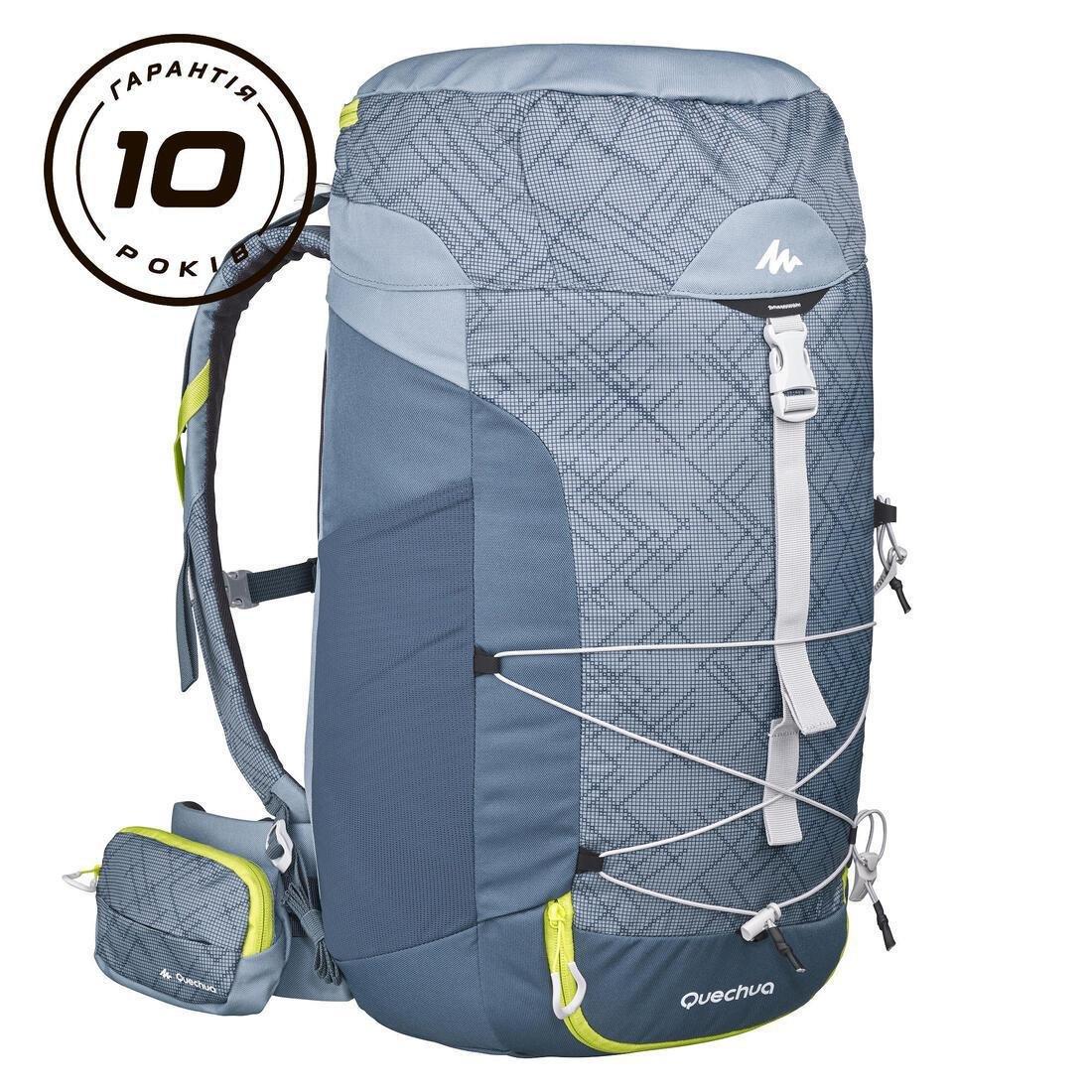 Mountain Walking Rucksack - MH100, Storm Grey, No Color, large image number 2