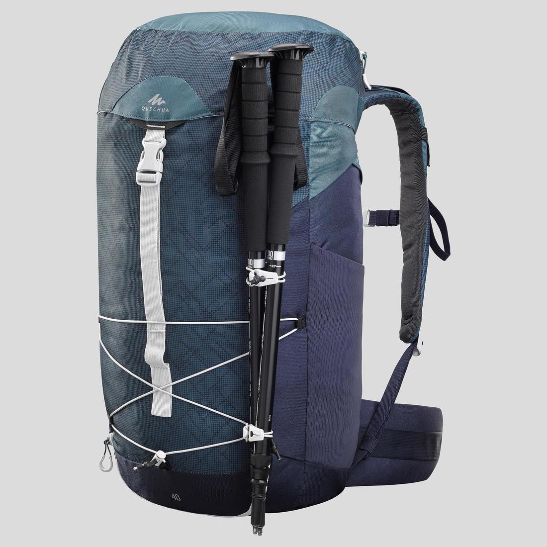 Mountain Walking Rucksack - MH100, Storm Grey, No Color, large image number 7