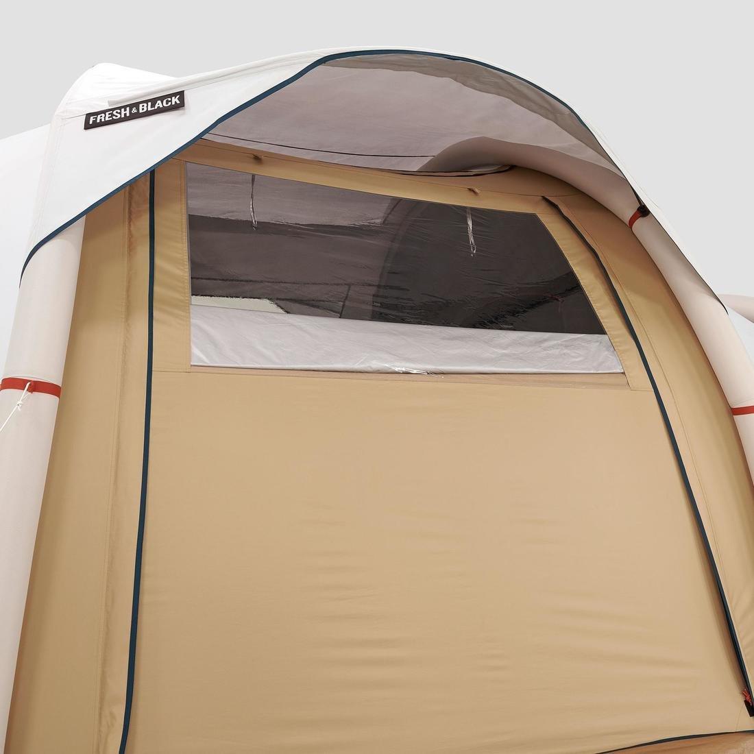 Inflatable Four-Person Tent, Beige, No Color, large image number 14