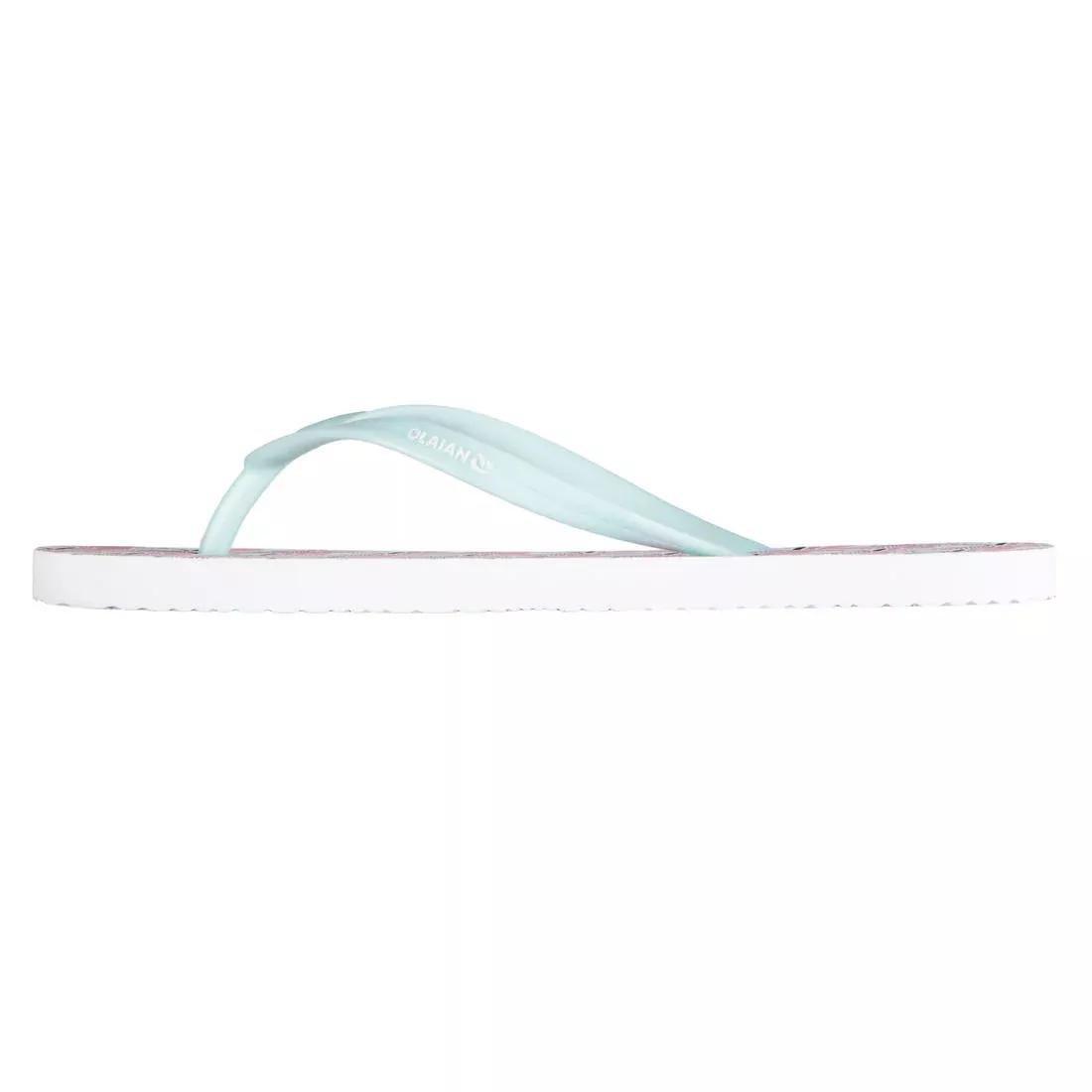 100 Print Womens Flip-Flops, Black, , large image number 7
