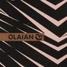 OLAIAN - 100 Print Womens Flip-Flops, Black
