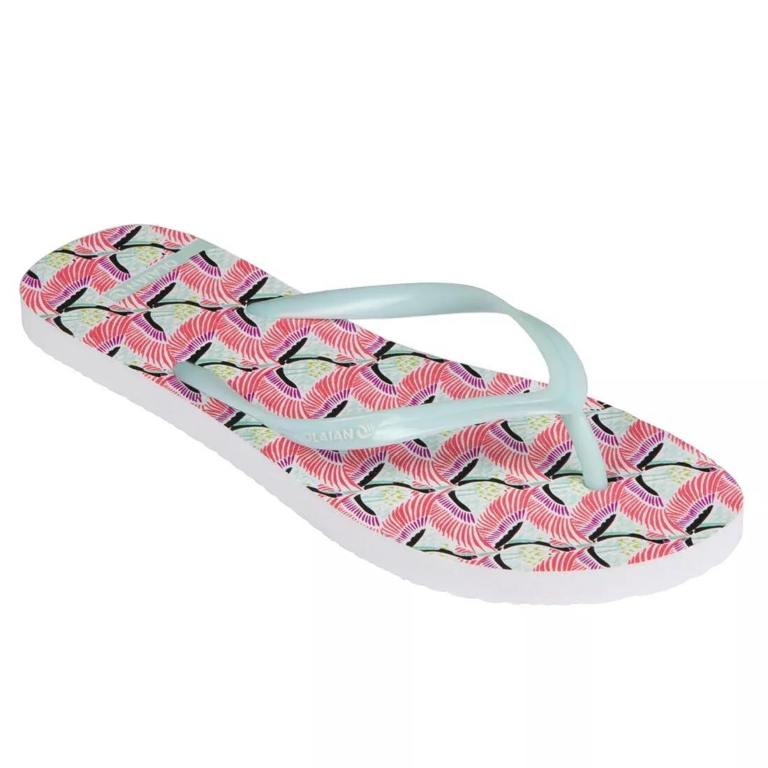 To 100S Print Women's Flip-Flops - Maupiti, Pale Mint, , large image number 0