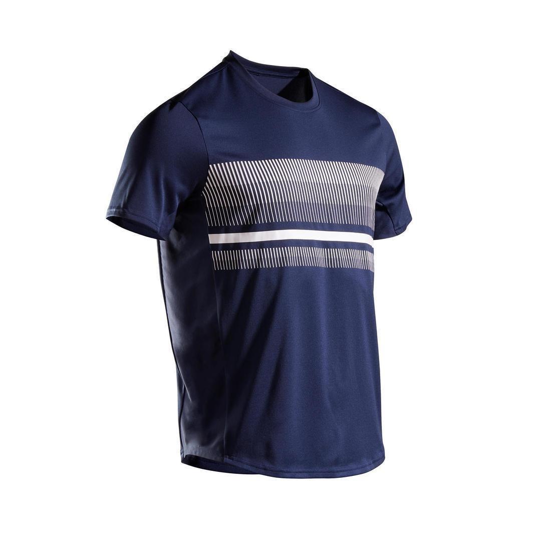 ARTENGO - Men's Tennis T-Shirt TTS100, Navy