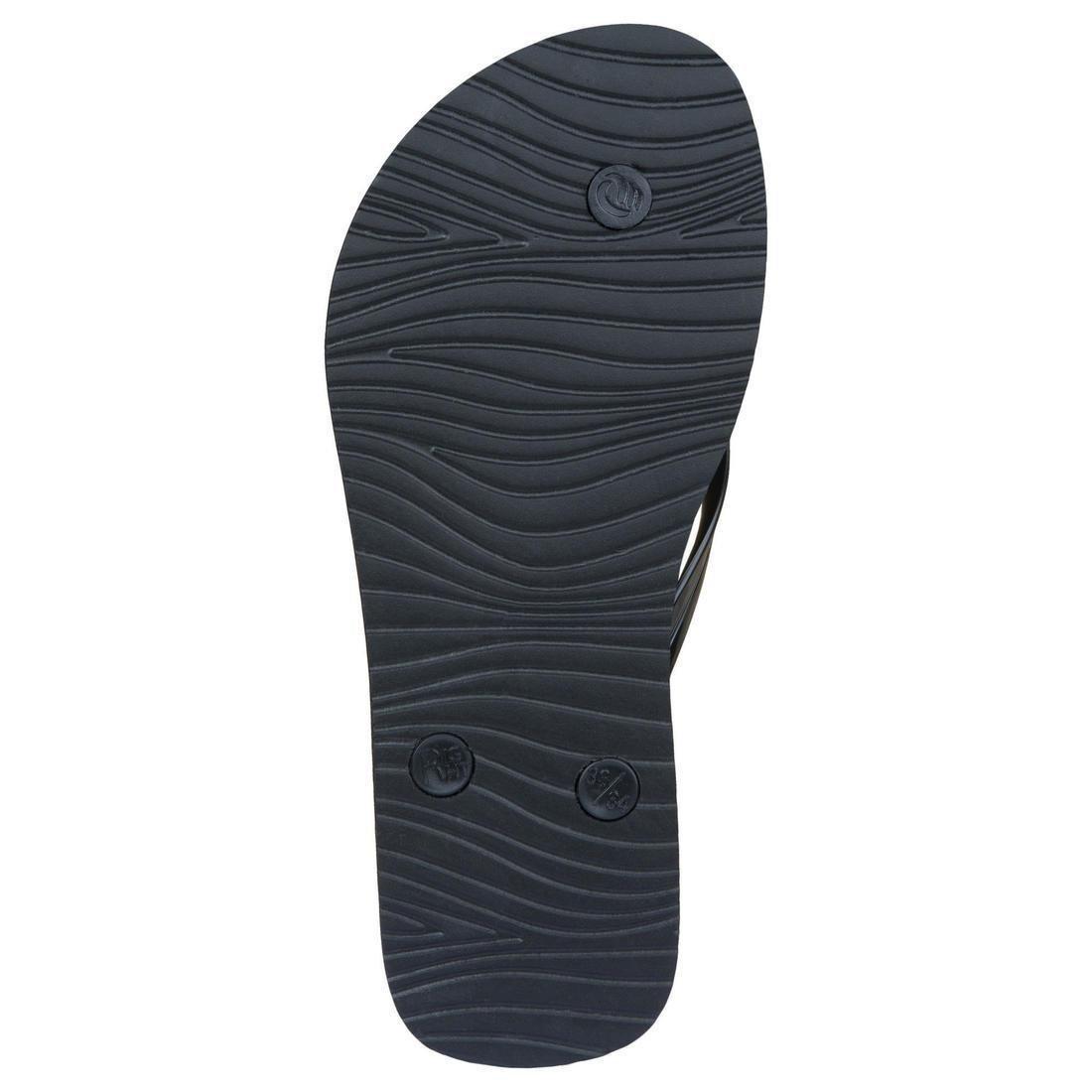 TO100 Print Leo Junior Flip-Flops, Black, No Color, large image number 5