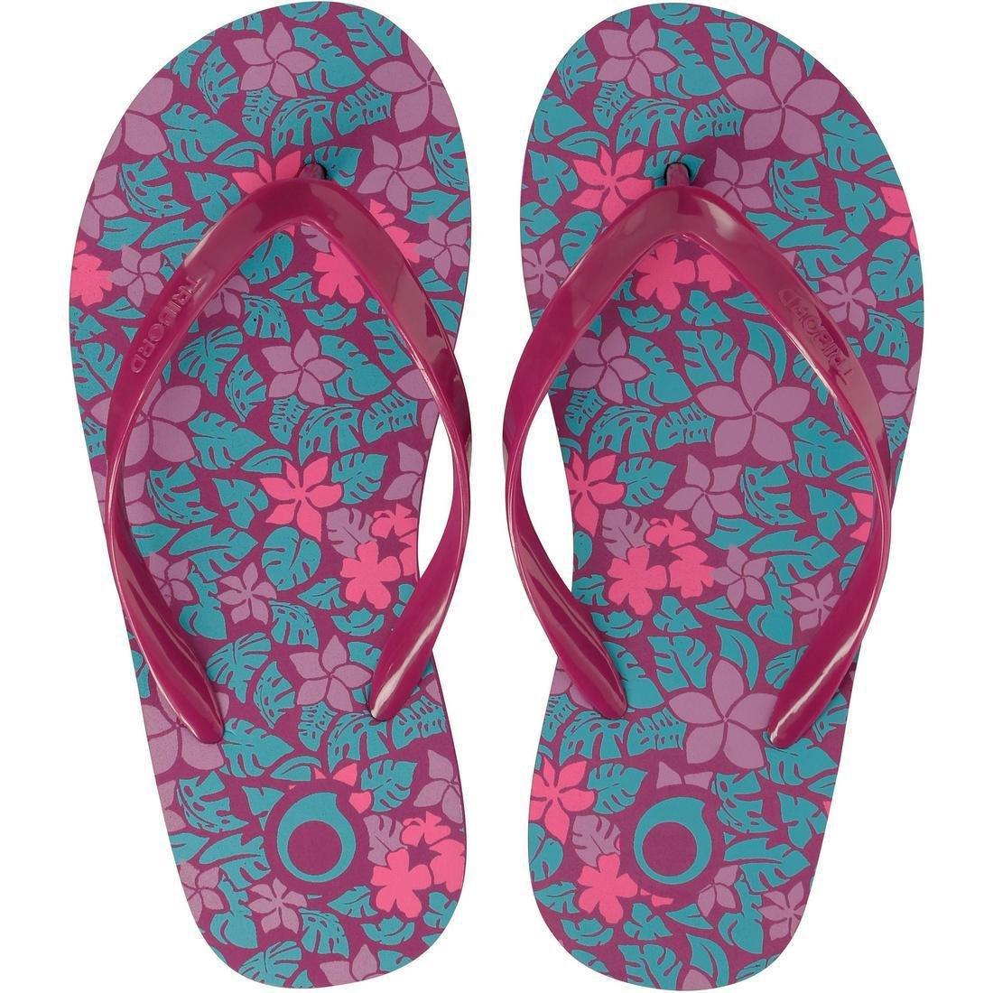 TO100 Print Leo Junior Flip-Flops, Black, No Color, large image number 11