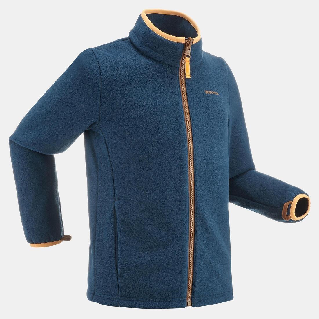 KIDS' 3-in-1 WATERPROOF HIKING JACKET - SH100 WARM + 1?�C - AGES 7-15, macchiato brown, No Color, large image number 1