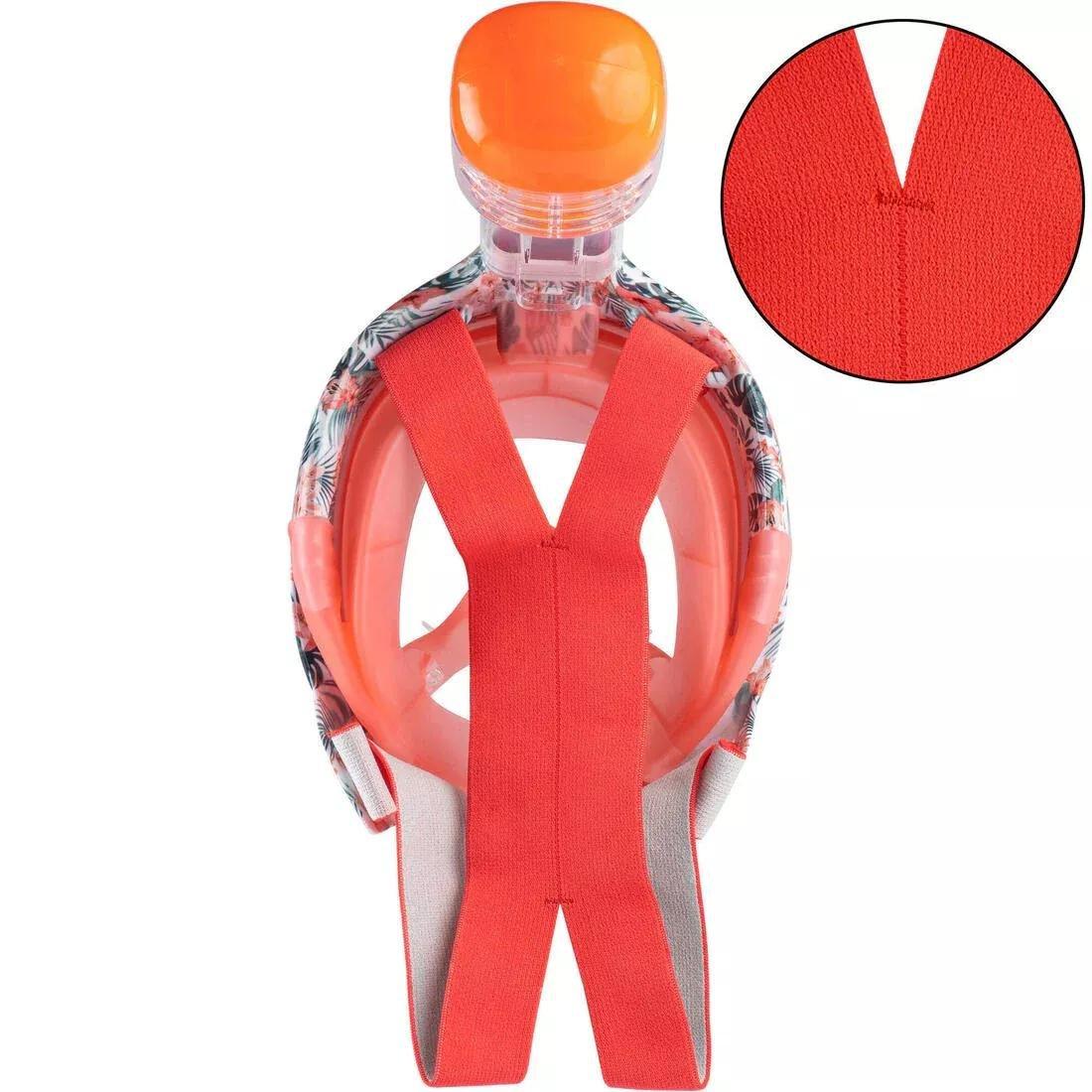 Kids Easybreath Srface Snorkelling Mask, Pink, No Color, large image number 4