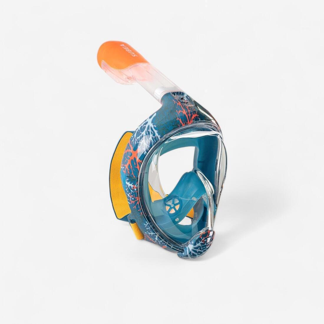 Kids Easybreath Srface Snorkelling Mask, Pink, No Color, large image number 8