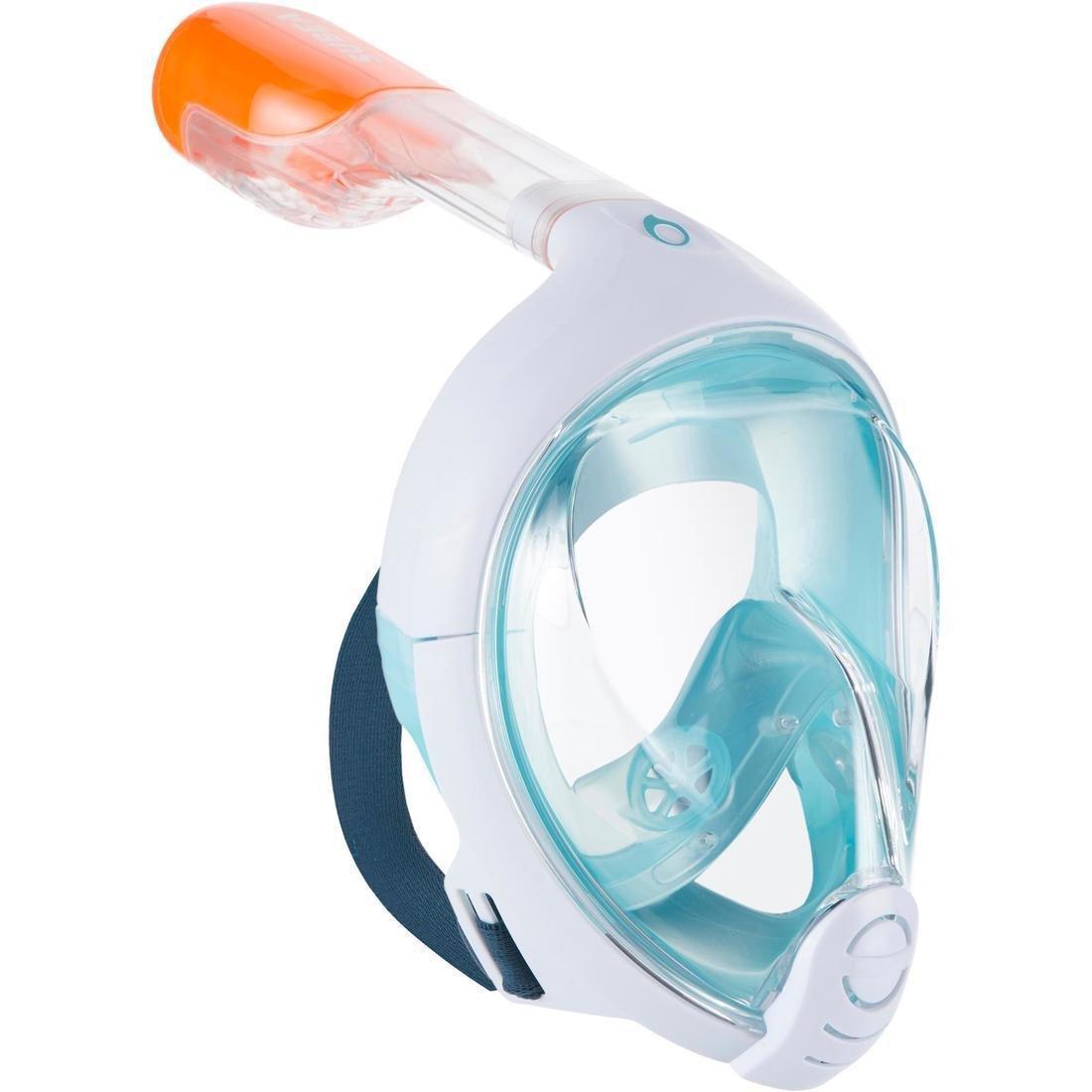 Kids Boys Easybreath Surface Snorkelling Mask, Blue, No Color, large image number 1