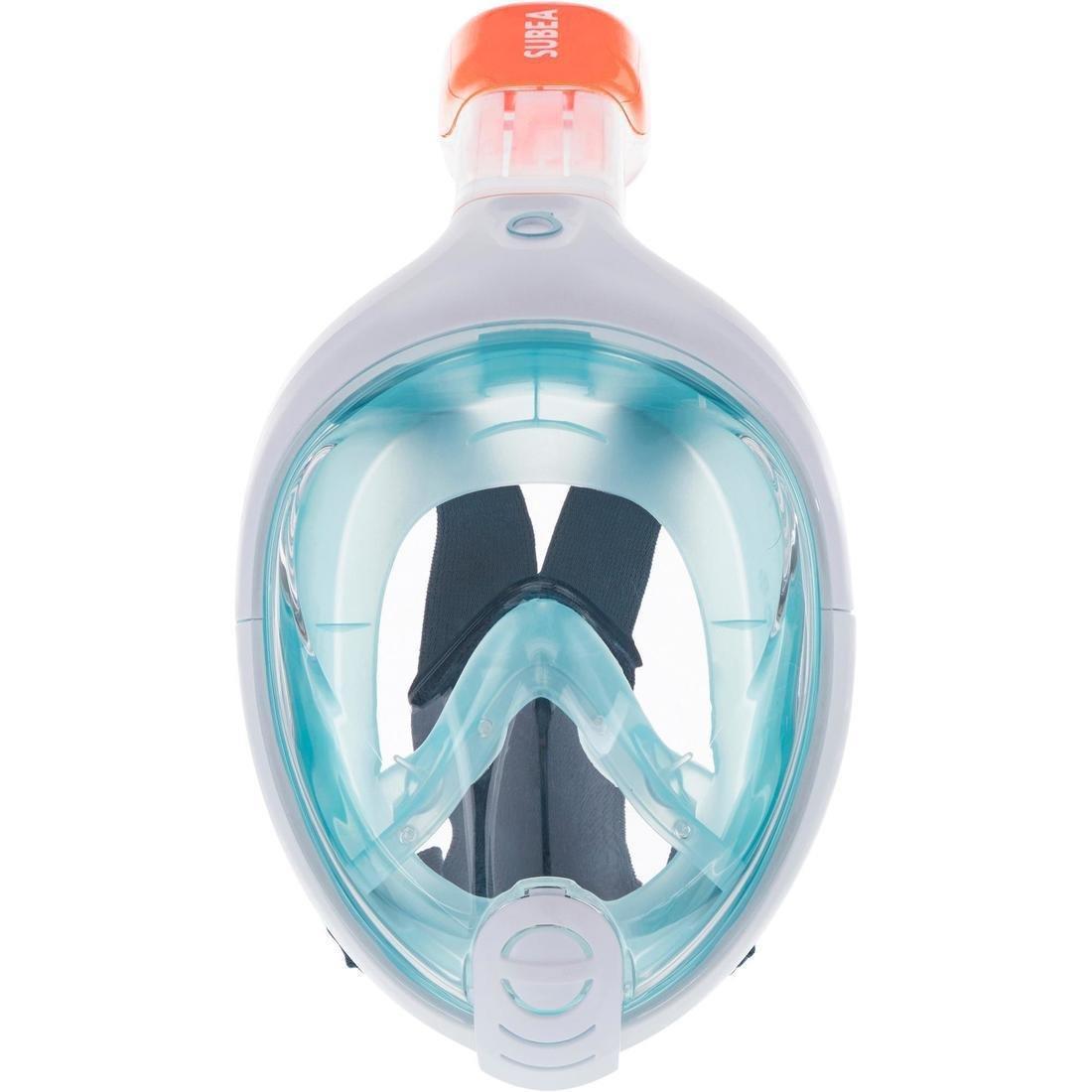 Kids Boys Easybreath Surface Snorkelling Mask, Blue, No Color, large image number 10
