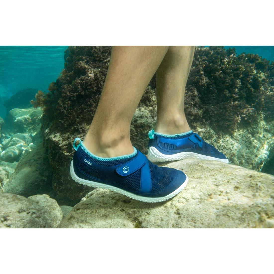 Rip tab Aquashoes for Adults, Aquashoes 500, Deep Navy, , large image number 11