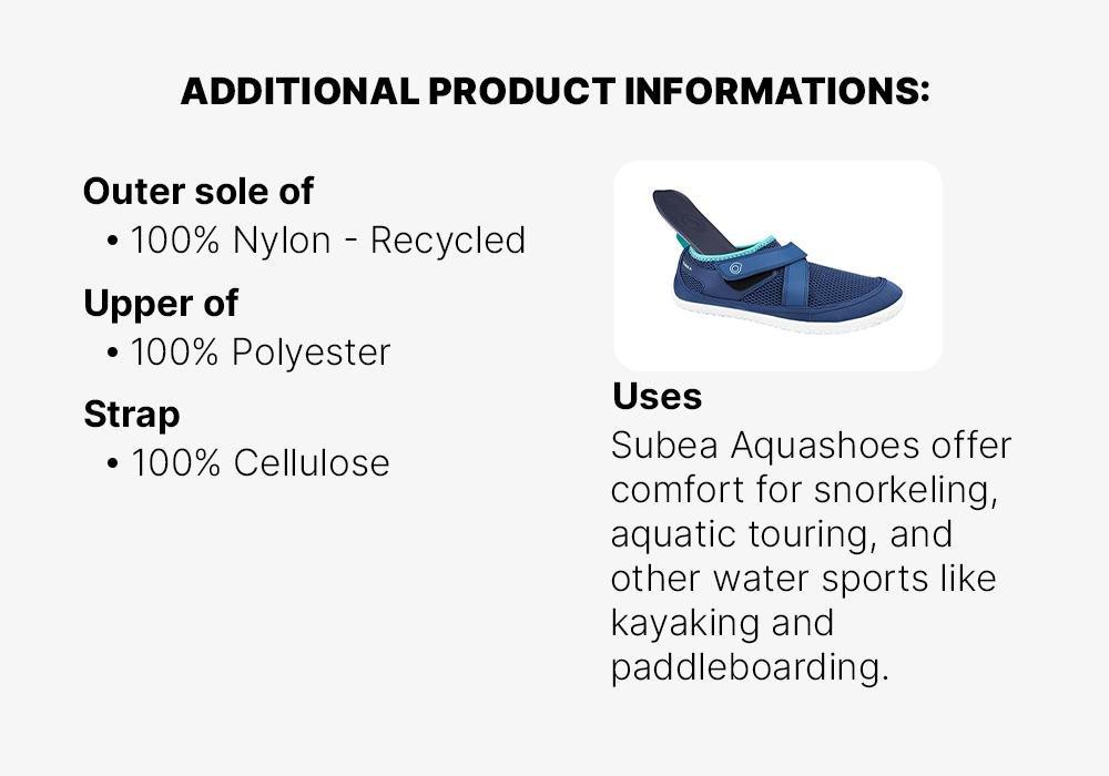 Rip tab Aquashoes for Adults, Aquashoes 500, Deep Navy, No Color, medium